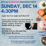 Beth El Hanukah Celebration